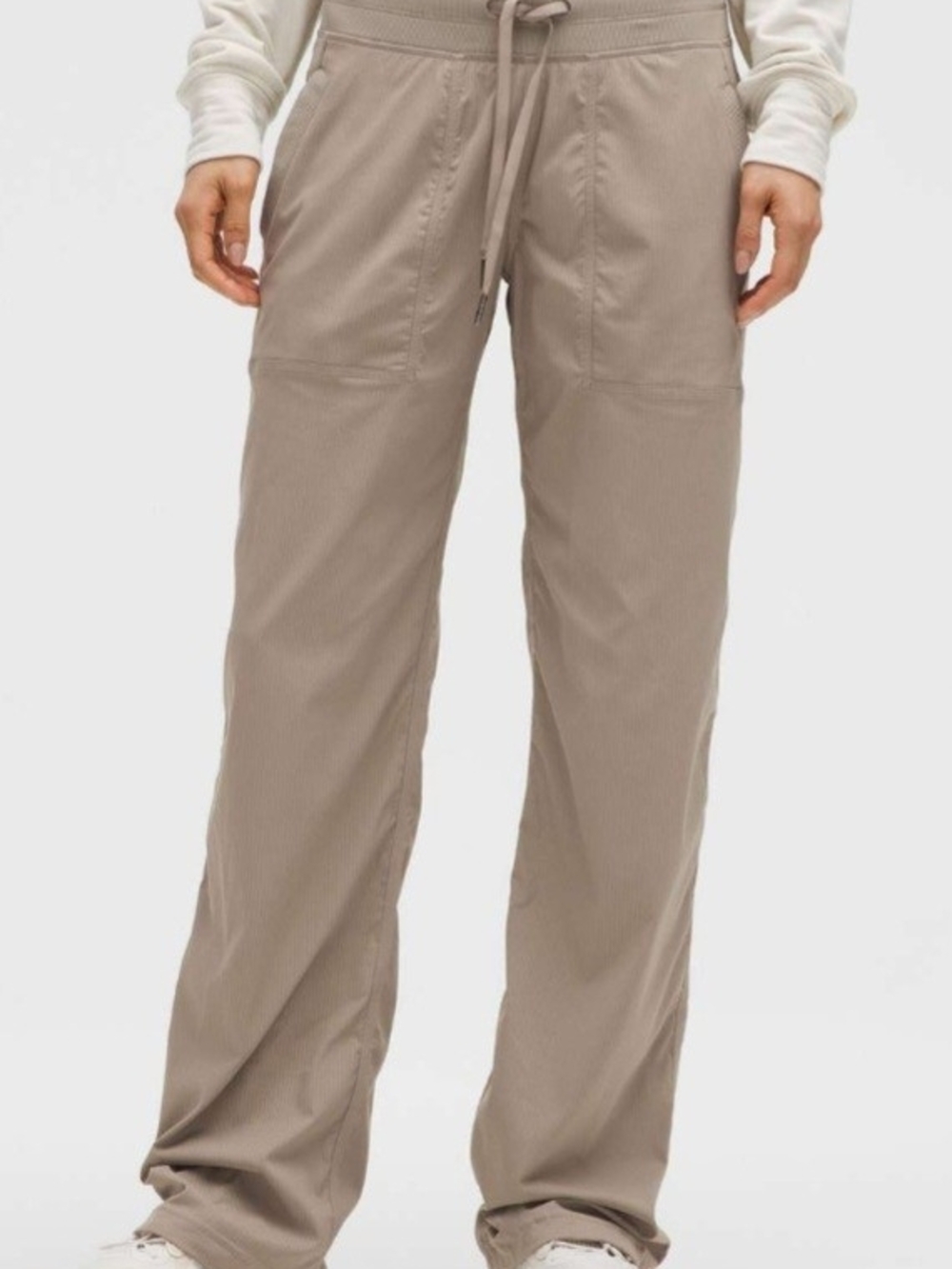 NWT Lululemon Dance Studio Mid-Rise Pant *Tall 32.5" Warm Ash Grey Size 4